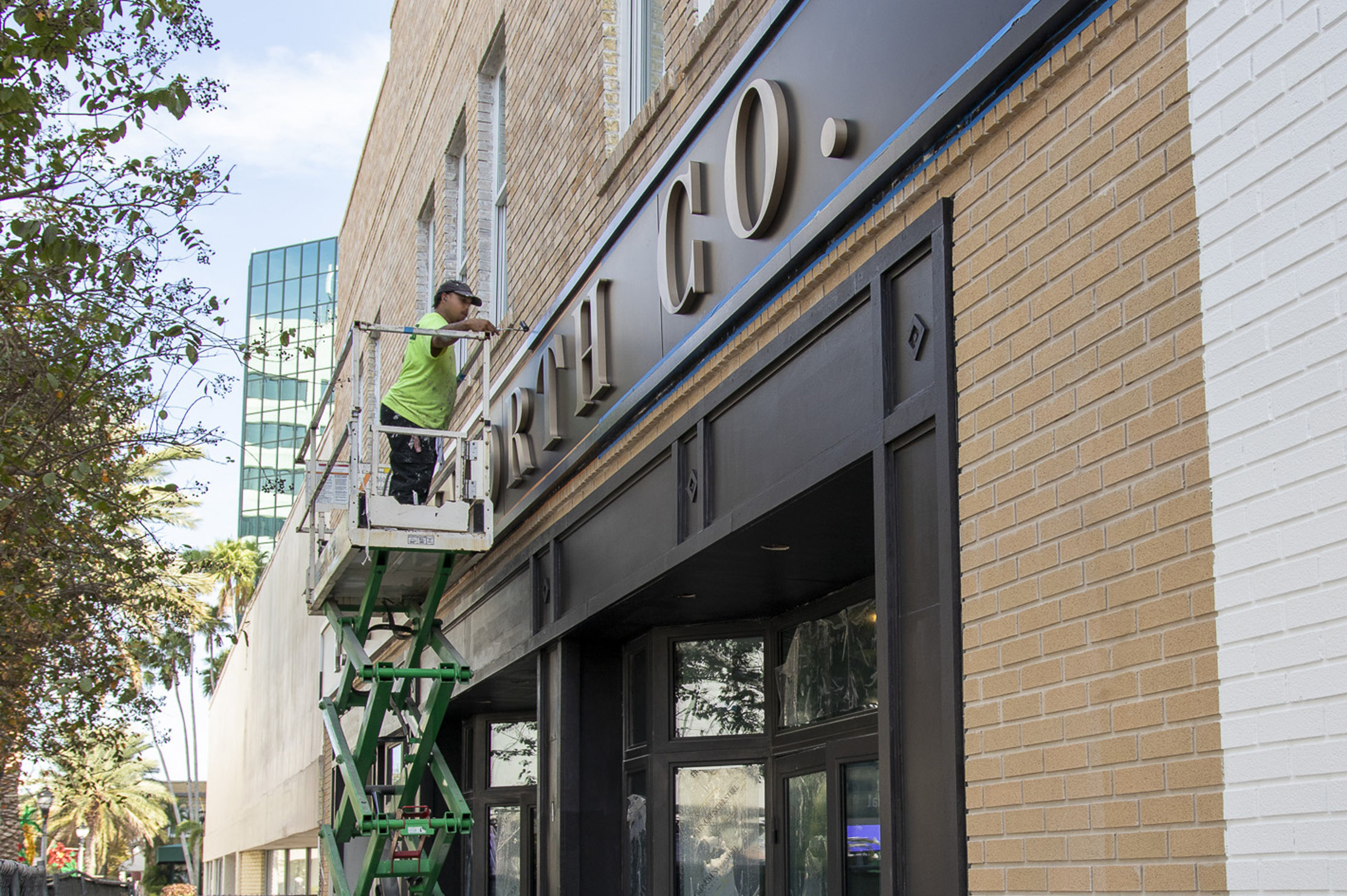 Façade Work Advances with New Storefront Paint at the Woolworth Building