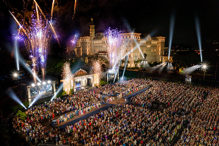 More than 7,000 Scientologists and guests gather in Clearwater for the historic groundbreaking of L. Ron Hubbard Hall, marking the beginning of one of the world’s most advanced multipurpose event venues.