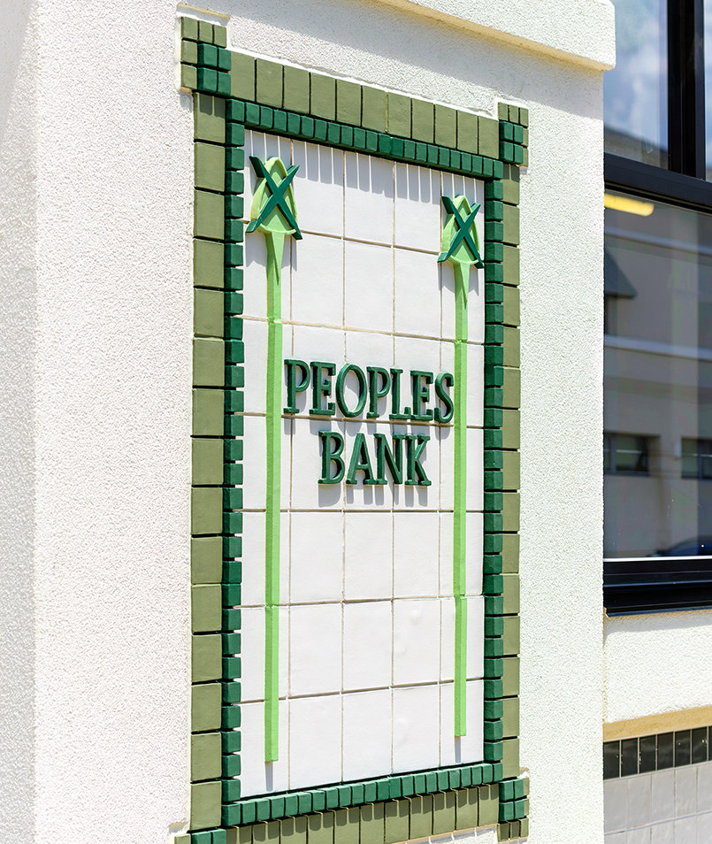 Decorative tilework, period-inspired signage and historically accurate architectural details return the Peoples Bank Building to the appearance that made it one of downtown Clearwater’s signature landmarks during its heyday.