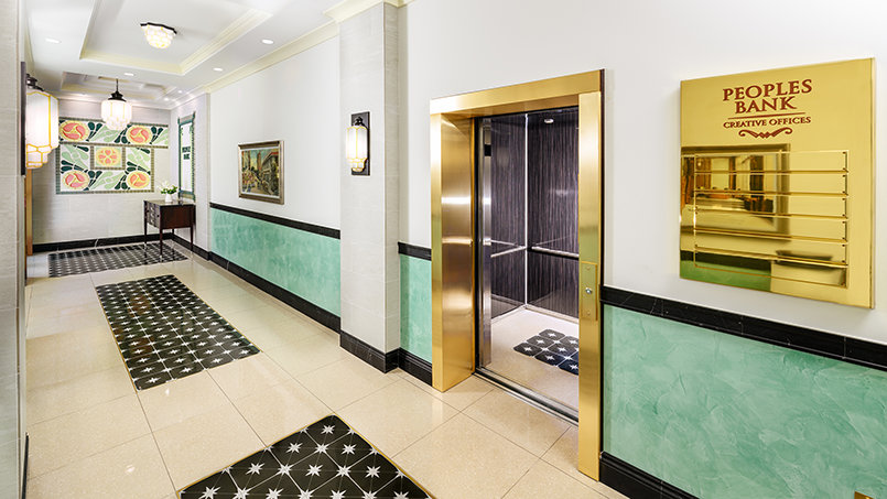 Behind its restored historic appearance, the Peoples Bank Building has been comprehensively modernized with new building systems, commercial amenities and contemporary infrastructure, preparing it for a new era on Cleveland Street.